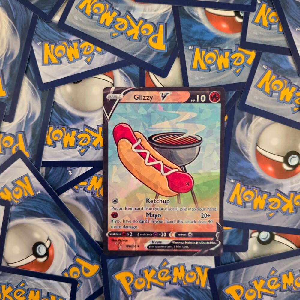 Glizzy (with Mayo) V Pokemon Card